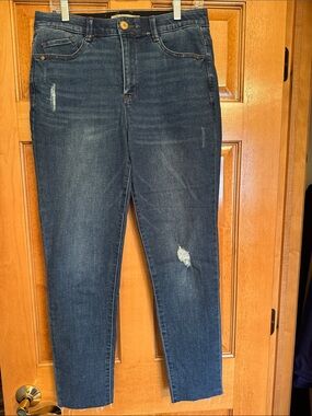 NWOT Democracy Women's Dark Blue Straight Leg Jeans - Size 10